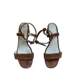 Nisola Brown Suede Sandals Size 7